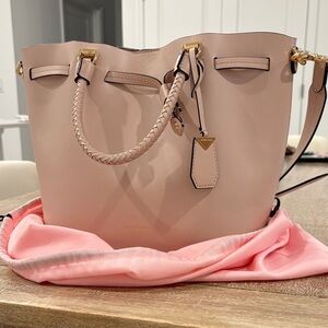 Michael Kors Blush Pink Tote with Gold Accents